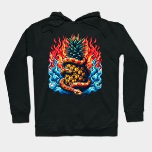 Queue around a pineapple Hoodie